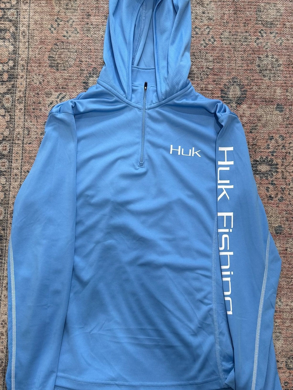 Huk Light Blue Performance 1/4-Zip